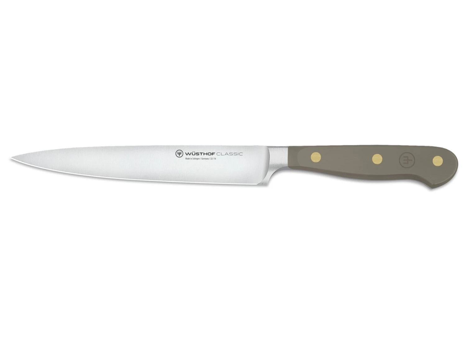 WUSTHOF Classic Colour, Ham Knife, Velvet Oyster, 16 Cm 1061704116 1 WUSTHOF Classic Colour, Ham Knife, Velvet Oyster, 16 Cm 1061704116