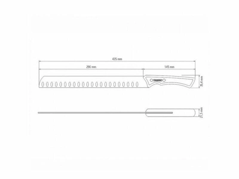 Tramontina Black FSC Ham Slicer 30cm, Black 22842/112 2 Tramontina Black FSC Ham Slicer 30cm, Black 22842/112 – Bild 2