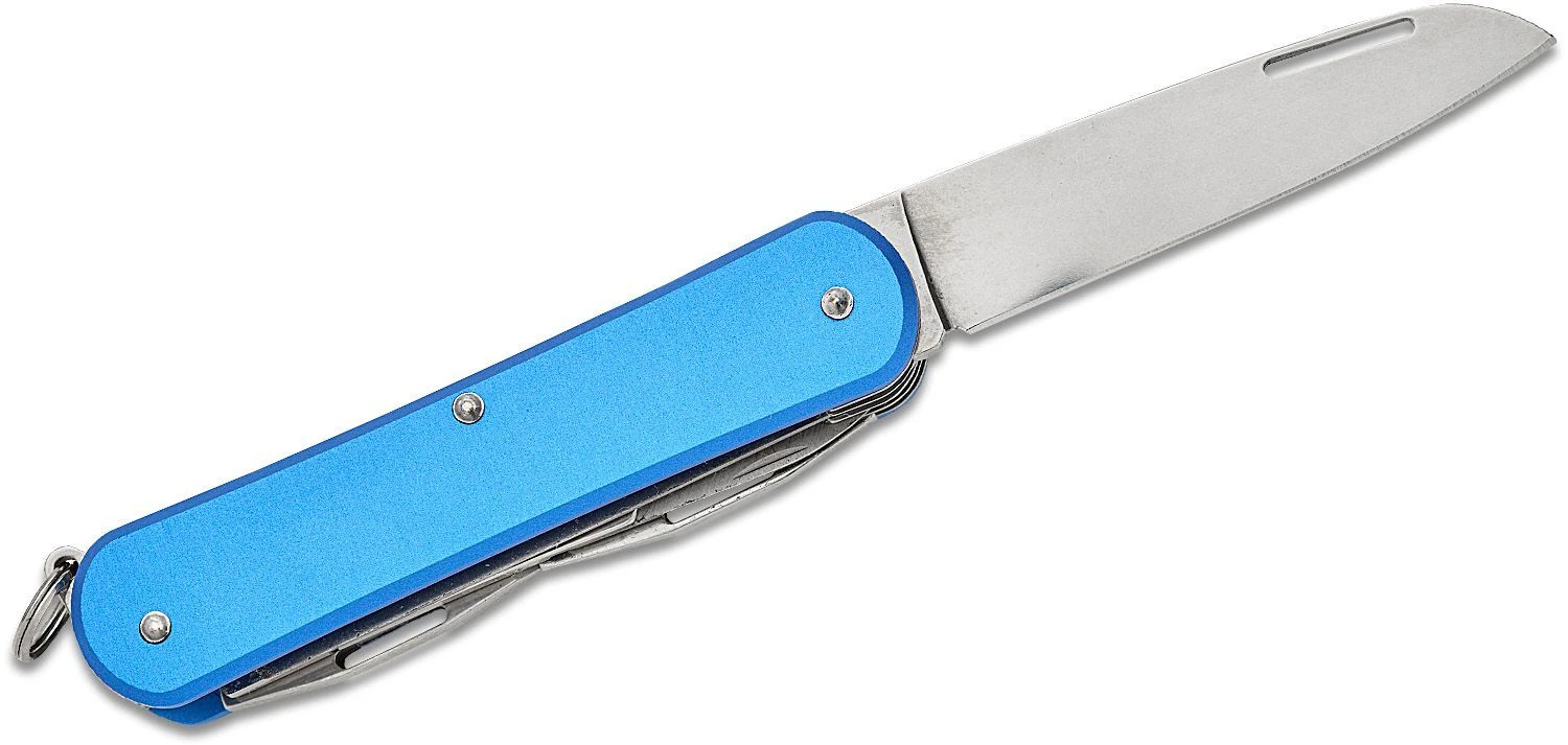 Fox Knives FOX VULPIS FOLDING KNIFE STAINLESS STEEL N690co POLISH BLADE,ALLUMINIUM SKY BLUE HANDLE 4 Fox Knives FOX VULPIS FOLDING KNIFE STAINLESS STEEL N690co POLISH BLADE,ALLUMINIUM SKY BLUE HANDLE – Bild 4