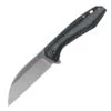 QSP Knife Pelican, Stonewash CPM S35VN Blade, Black Micarta Handle QS118-D1