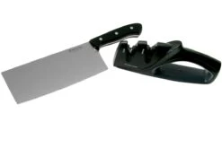 Wüsthof 1125060204 Gourmet Set Chinesisches Kochmesser + Schleifer