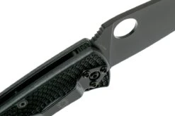 Spyderco C122PBBK Tenacious Black FRN -Messerladen 28d9dd68b8ea12d1b9cd08466c3170ca