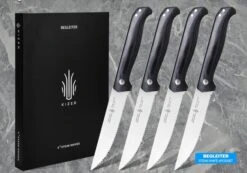 Kizer Begleiter BE0505G1 Steak Knives 4 Pcs
