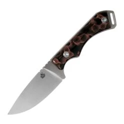 QSP Knife Workaholic SK03, Satin N690 Blade, Black Bronze Moon Raffir Noble QS124-C