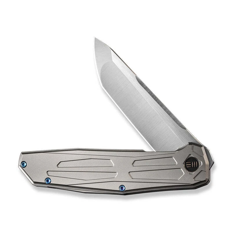 WE Shadowfire Gray Titanium Handle Hand Polished Satin CPM 20CV Blade WE22035-2 4 WE Shadowfire Gray Titanium Handle Hand Polished Satin CPM 20CV Blade WE22035-2 – Bild 4