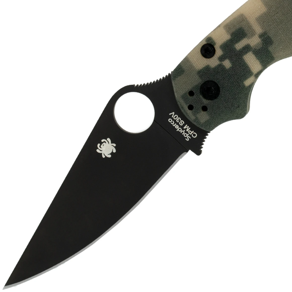 Spyderco C81GPCMOBK2 Para Military 2 G-10 Camo Black Blade 2 Spyderco C81GPCMOBK2 Para Military 2 G-10 Camo Black Blade – Bild 2