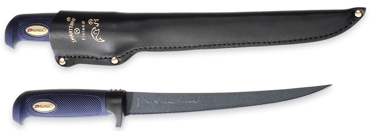 Marttiini Martef Filleting Knife 23 Stainless Steel & Martef/rubber/leather 846014T 1 Marttiini Martef Filleting Knife 23 Stainless Steel & Martef/rubber/leather 846014T