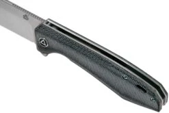 QSP Knife Pelican, Stonewash CPM S35VN Blade, Black Micarta Handle QS118-D1 -Messerladen 512e3df2502594d31ff264827a2f5066