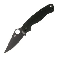 Spyderco C81GPBK2 Para Military 2 G-10 Black Black Blade