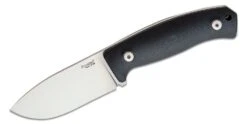 Lionsteel Fixed Blade M390 Satin Blade, G10 Handle, Leather Sheath M2M GBK