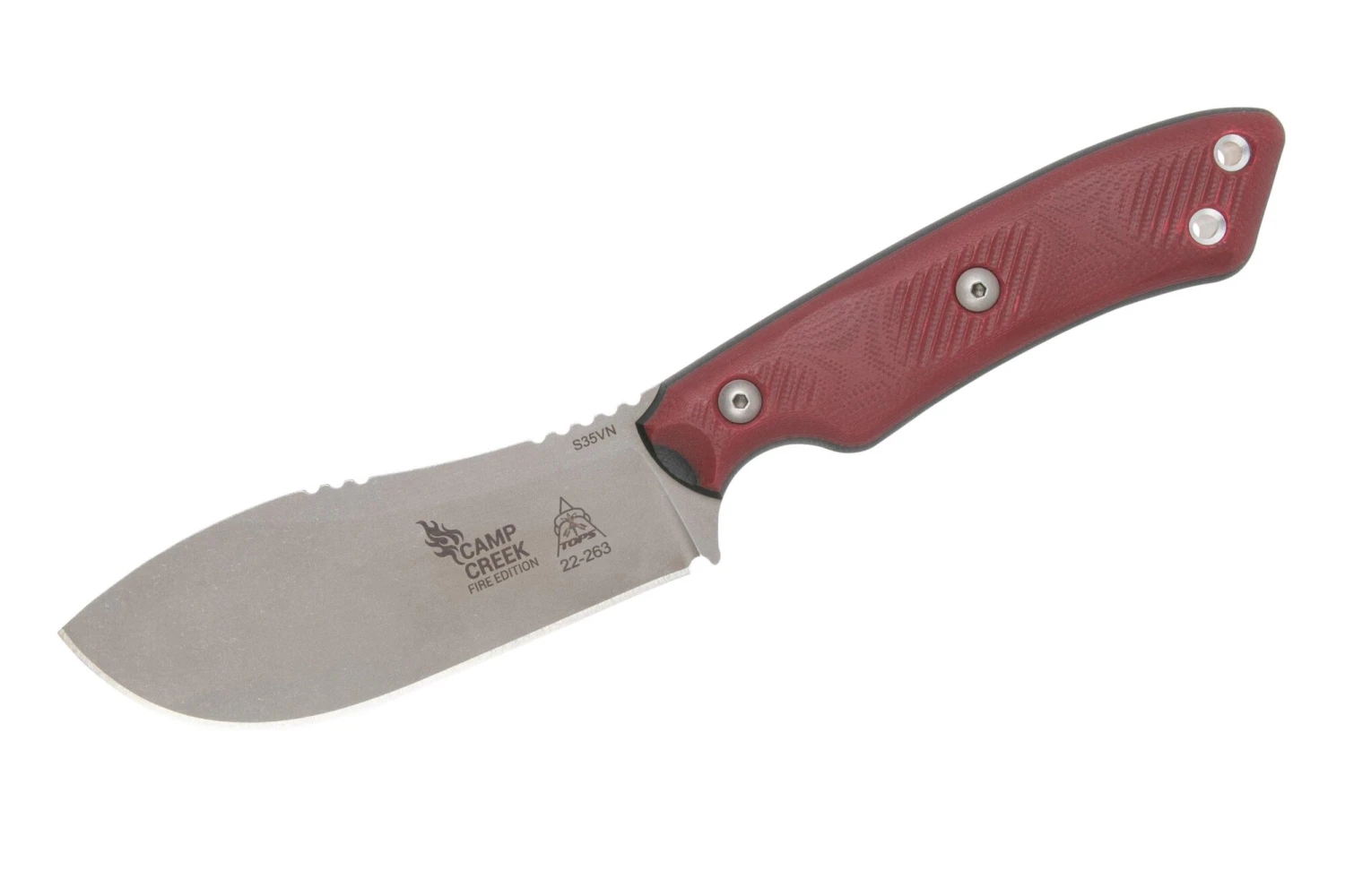 TOPS KNIVES Camp Creek Fire Edition CPCKFE-01 1 TOPS KNIVES Camp Creek Fire Edition CPCKFE-01