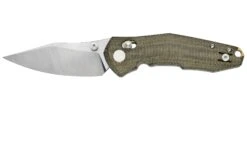 GIANT MOUSE ACE Nazca Green Canvas Micarta GM-NAZCA-GRN-CANVAS