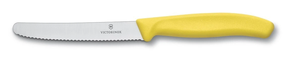 Victorinox 6.7836.L118 Tomatenmesser 11 Cm Gelb 2 Victorinox 6.7836.L118 Tomatenmesser 11 Cm Gelb – Bild 2