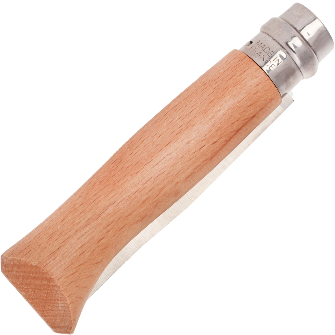 Opinel 123080 N08 Inox Griff Aus Buchenholz 5 Opinel 123080 N08 Inox Griff Aus Buchenholz – Bild 5