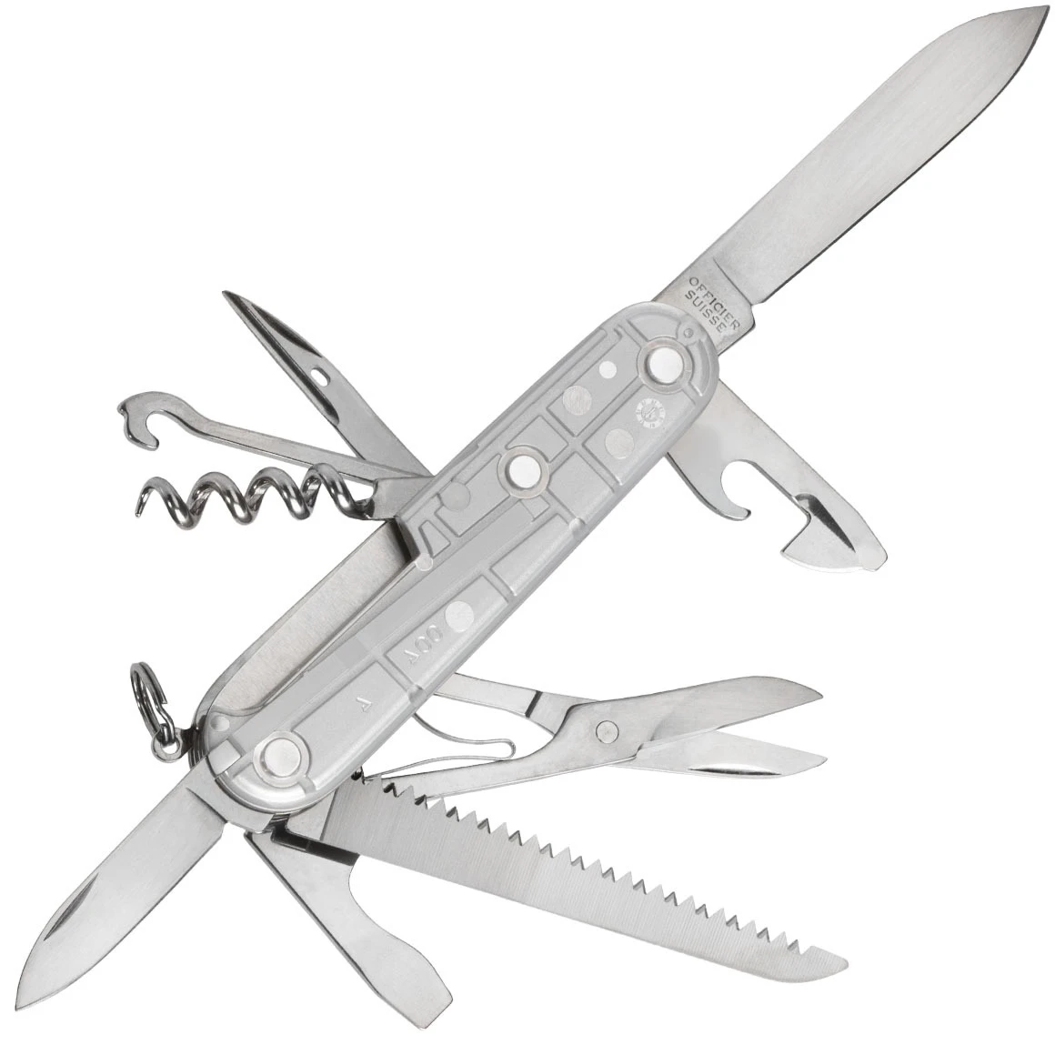 Victorinox 1.3713.T7 Huntsman Taschenmesser Transparentes Grau 2 Victorinox 1.3713.T7 Huntsman Taschenmesser Transparentes Grau – Bild 2