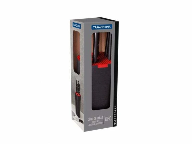 Tramontina Ultracorte 6-Piece Block Set, Black 23899/078 2 Tramontina Ultracorte 6-Piece Block Set, Black 23899/078 – Bild 2