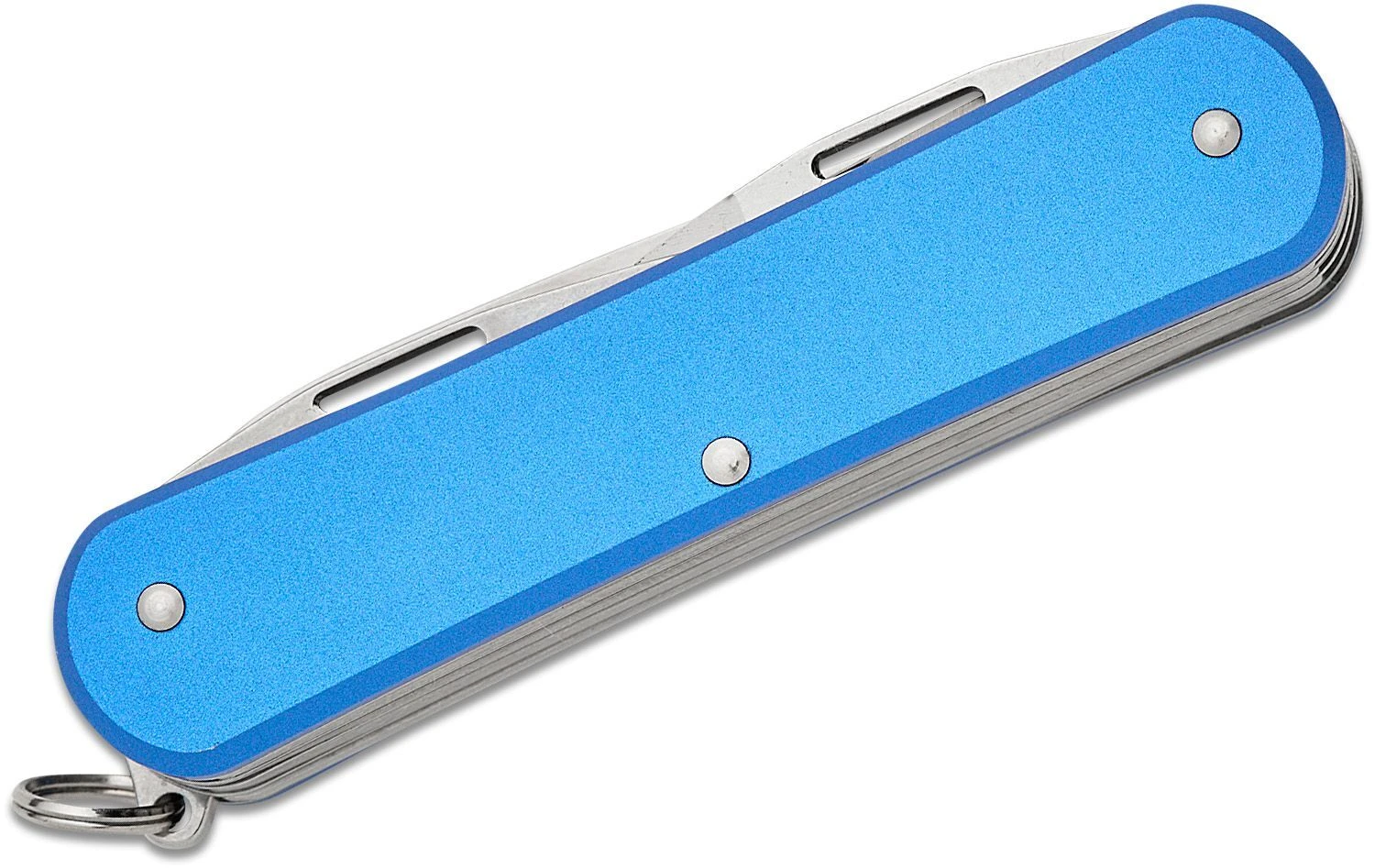 Fox Knives FOX VULPIS FOLDING KNIFE STAINLESS STEEL N690co POLISH BLADE,ALLUMINIUM SKY BLUE HANDLE 7 Fox Knives FOX VULPIS FOLDING KNIFE STAINLESS STEEL N690co POLISH BLADE,ALLUMINIUM SKY BLUE HANDLE – Bild 7