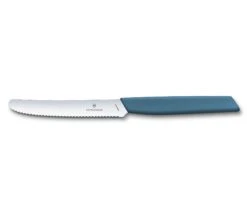 VICTORINOX Modern Tomato And Table Knife, Cornflower Blue 6.9006.11W2