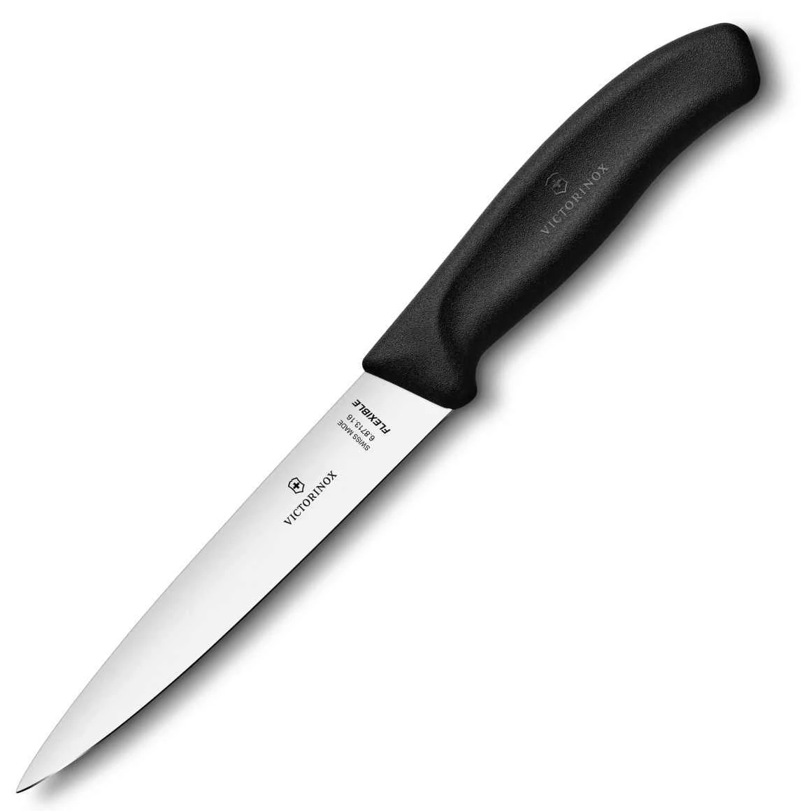 VICTORINOX Swiss Classic Filetiermesser 16 Cm, Flexi, Schwarz 6.8713.16B 1 VICTORINOX Swiss Classic Filetiermesser 16 Cm, Flexi, Schwarz 6.8713.16B