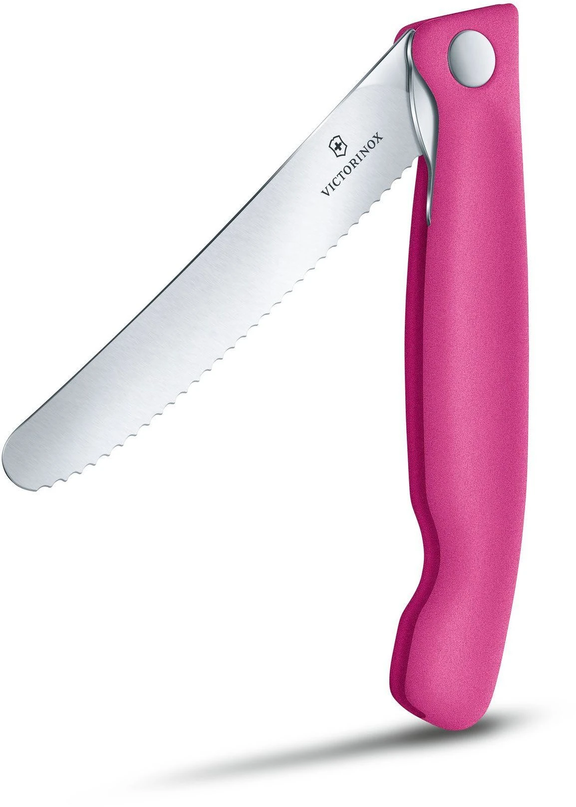 Victorinox 6.7836.F5B Swiss Classic Tomatenmesser Faltbar, Rosa 3 Victorinox 6.7836.F5B Swiss Classic Tomatenmesser Faltbar, Rosa – Bild 3