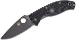Spyderco C122PBBK Tenacious Black FRN