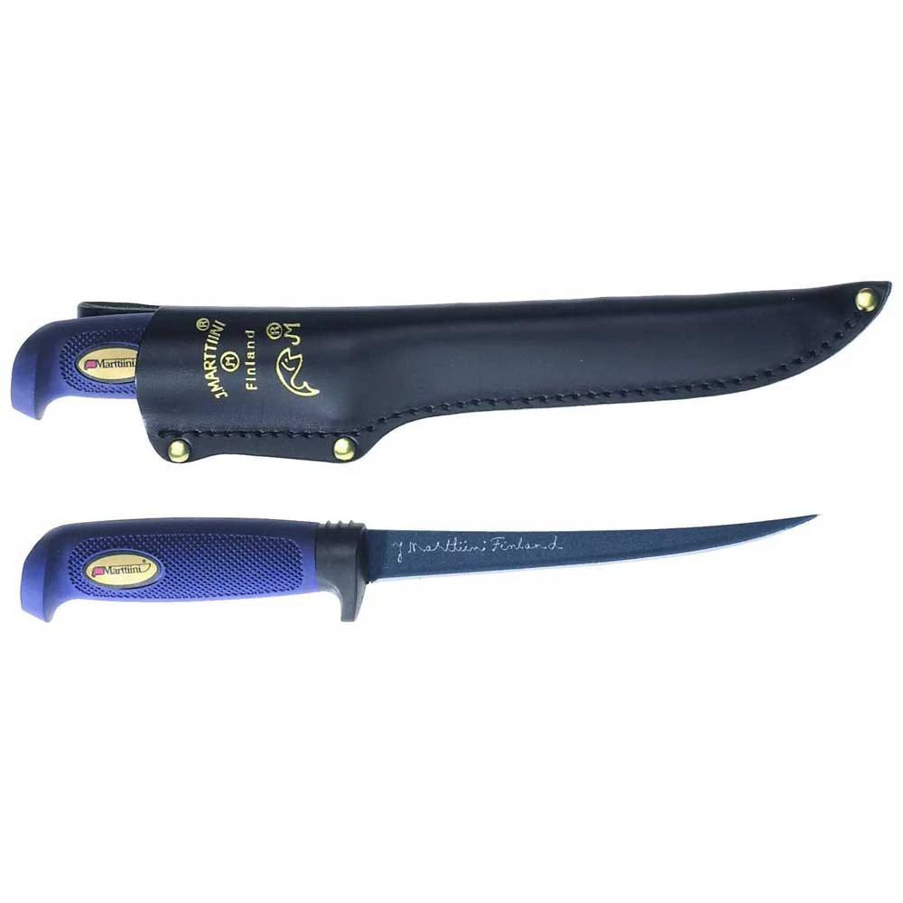 Marttiini Martef Filleting Knife 19 Stainless Steel & Martef/rubber/leather 836014T 1 Marttiini Martef Filleting Knife 19 Stainless Steel & Martef/rubber/leather 836014T