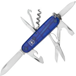Victorinox 1.3703.T2 Climber Blue Translucent Taschenmesser Transparentes Blau