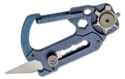 Civivi Polymorph Blue Titanium Carabiner Keychain Multi-Tool C20045-3
