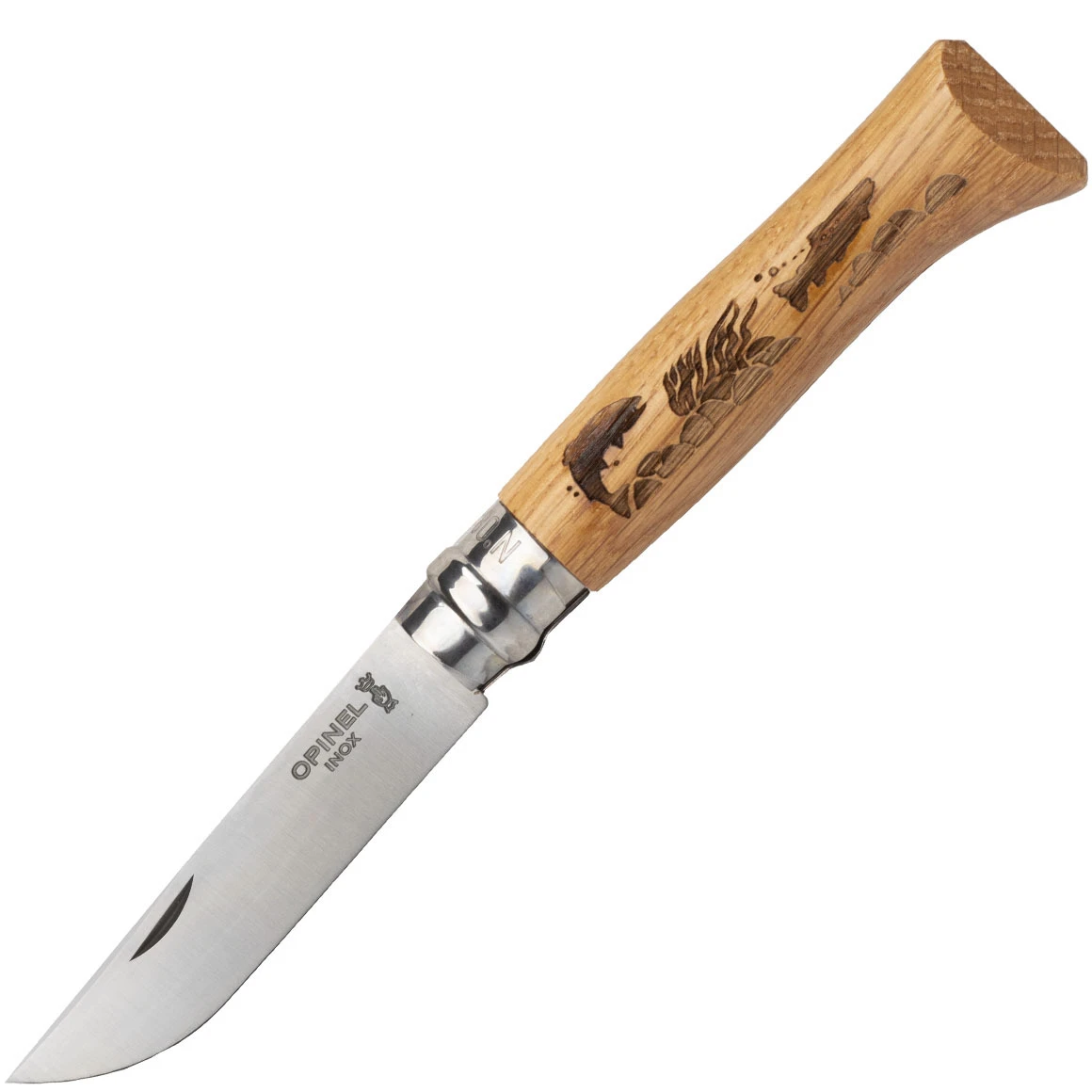 Opinel VRI N°08 Inox Animalia Fish 254516 1 Opinel VRI N°08 Inox Animalia Fish 254516