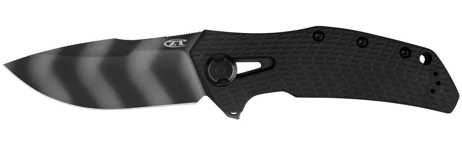 ZERO TOLERANCE Flipper Knife CPM-20CV TS Blade, Black G10 / Ti Handle 0308BLKTS 1 ZERO TOLERANCE Flipper Knife CPM-20CV TS Blade, Black G10 / Ti Handle 0308BLKTS