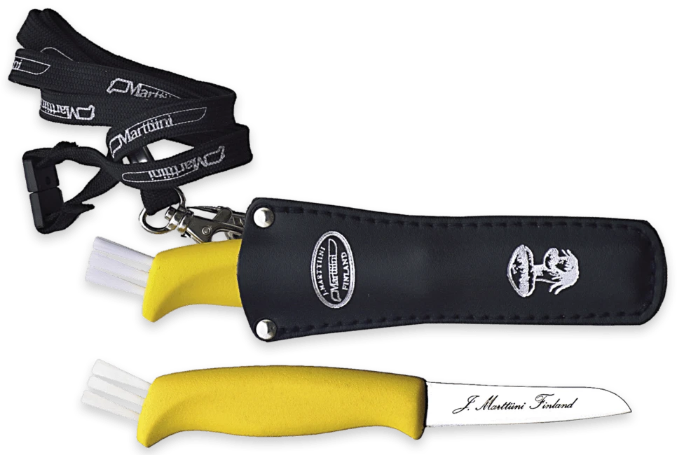 Marttiini Mushroom Knife, Neck Sheath Stainless Steel/plastic/leather 709014 1 Marttiini Mushroom Knife, Neck Sheath Stainless Steel/plastic/leather 709014