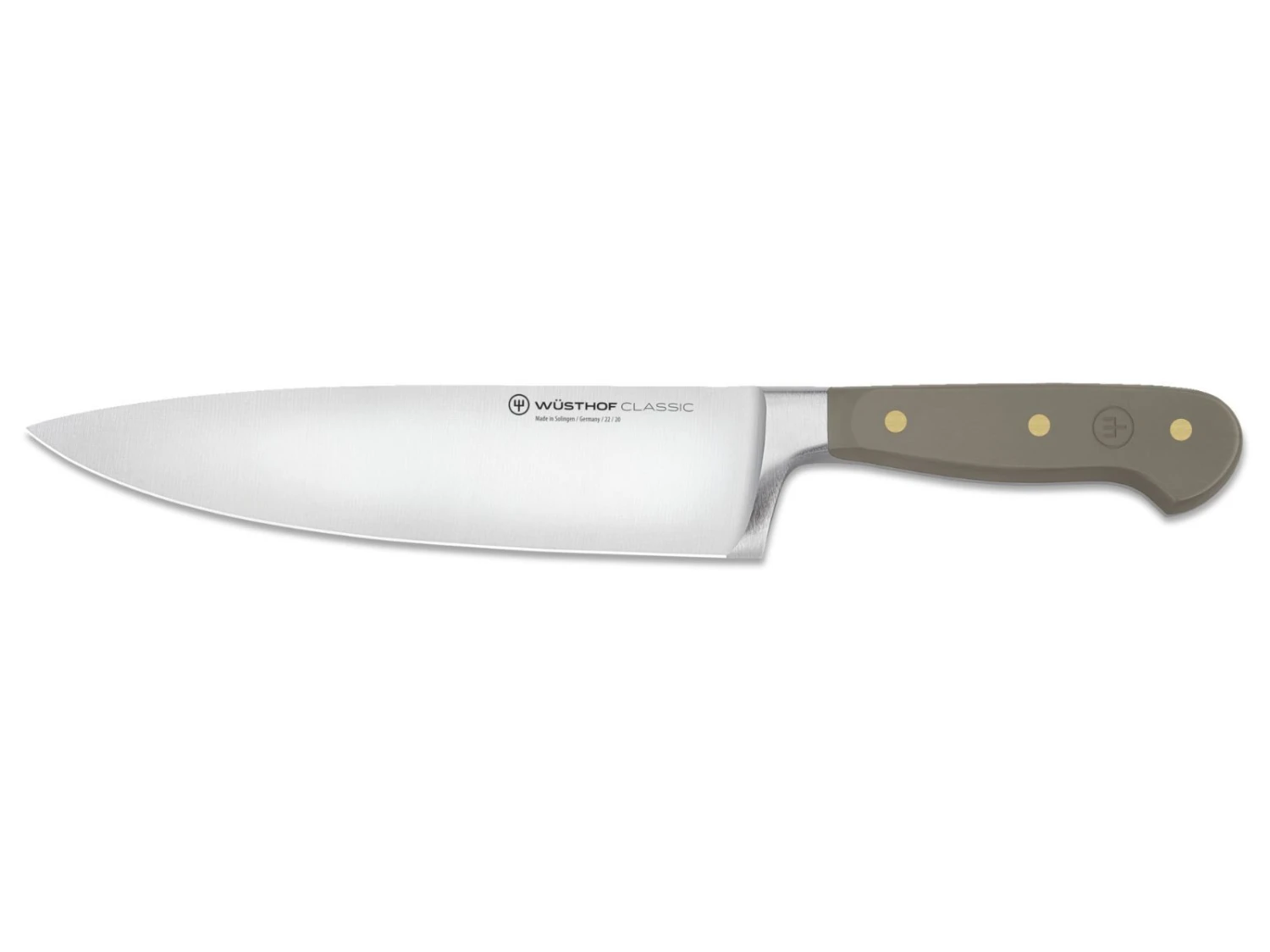 WUSTHOF Classic Colour, Chef's Knife, Velvet Oyster, 20 Cm 1061700120 1 WUSTHOF Classic Colour, Chef's Knife, Velvet Oyster, 20 Cm 1061700120