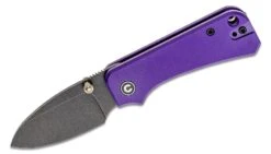 Civivi C19068S-4 Baby Banter Schwarz Stonewashed/G10 Violett