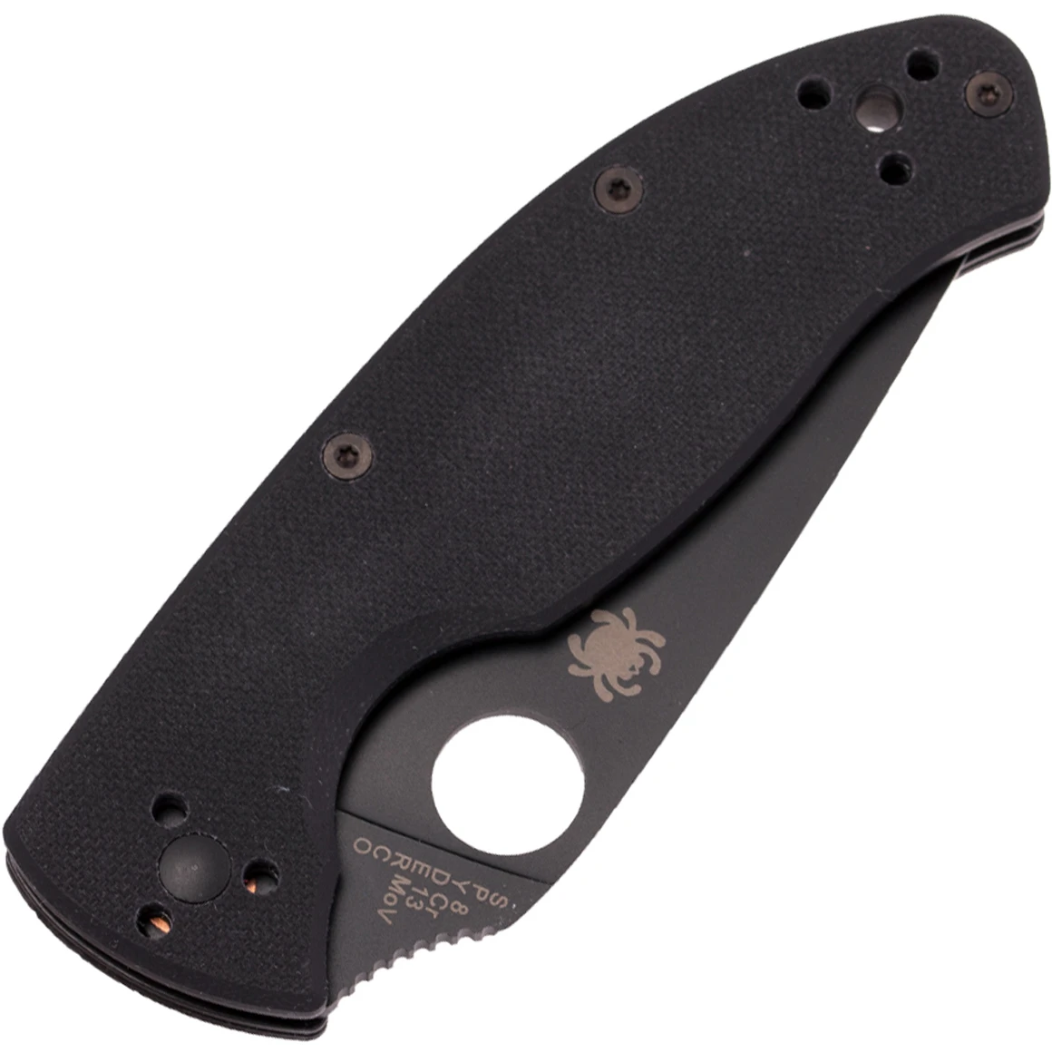 Spyderco C122GBBKP Tenacious G-10 Black Black Blade 3 Spyderco C122GBBKP Tenacious G-10 Black Black Blade – Bild 3