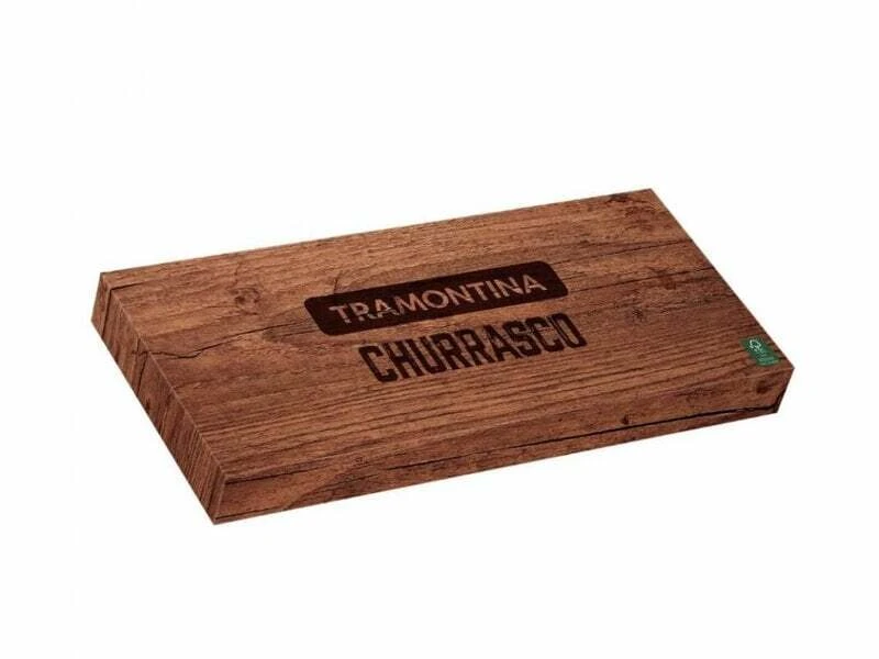 Tramontina Churrasco 3-Piece BBQ Set (Fork, Knife, Tweezers), Red 29899/264 3 Tramontina Churrasco 3-Piece BBQ Set (Fork, Knife, Tweezers), Red 29899/264 – Bild 3